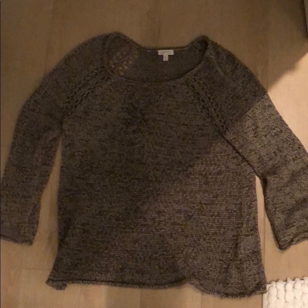 Slub cotton knit Jolie pullover sweater